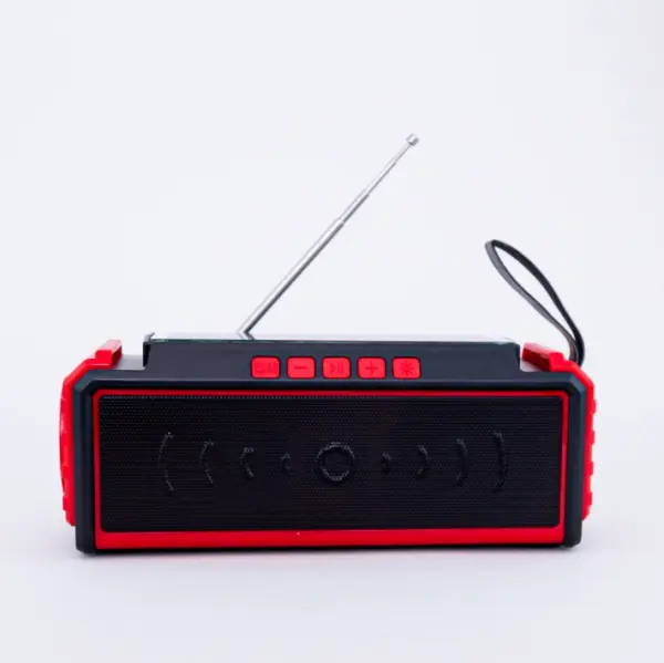 Boxa Portabila cu Radioa, Bluetooth, USB si panou solar - imagine 3