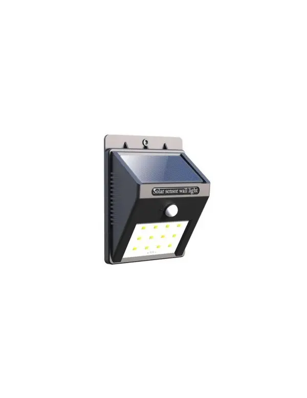 Lampa solara de perete cu senzor miscare 20 LED - imagine 2