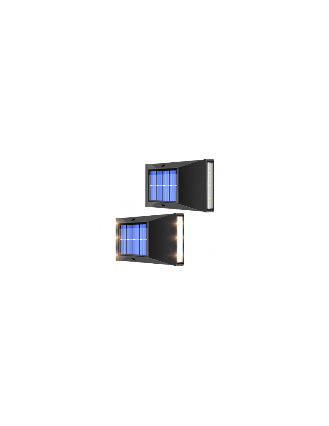 Set 2x lampi solare exterior, LED, Impermeabilitate IP65 - imagine 2