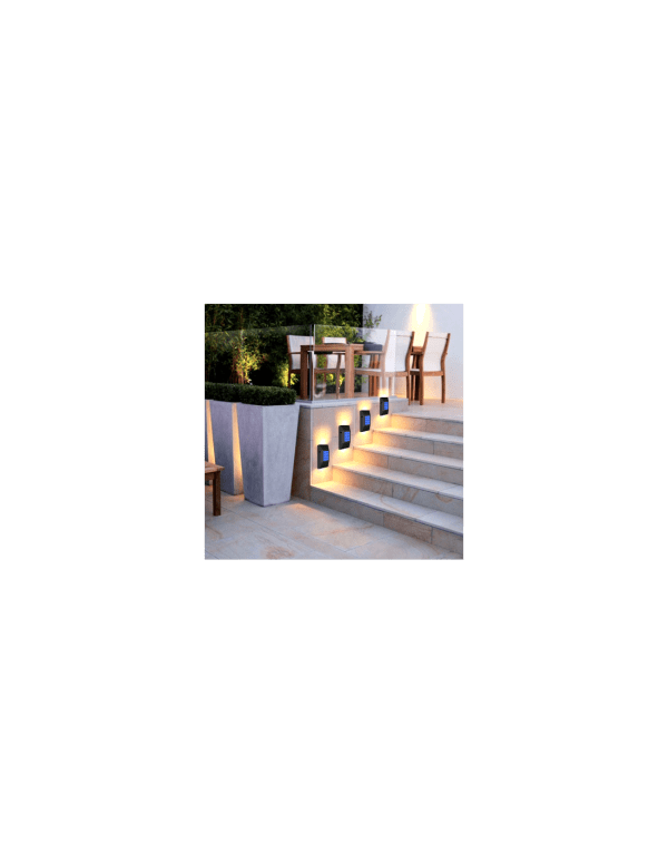 Set 2x lampi solare exterior, LED, Impermeabilitate IP65 - imagine 3