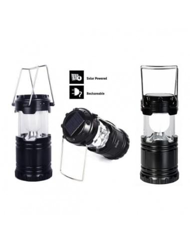 Set 3 x lampa solara reincarcabila cu functie incarcare telefon - imagine 4