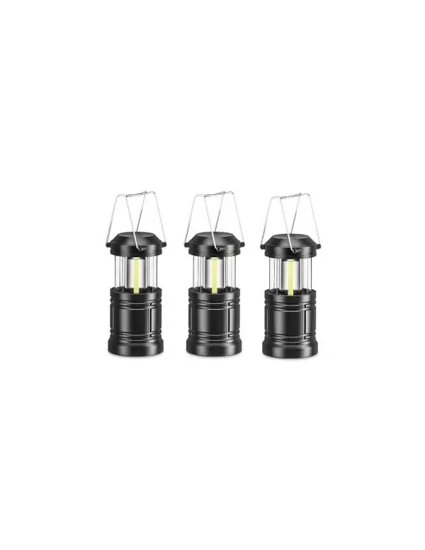 Set 3 x lampa solara reincarcabila cu functie incarcare telefon