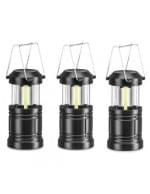 Set 3 x lampa solara reincarcabila cu functie incarcare telefon​