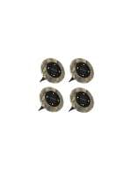 Set 4 lampi solare LED cu aspect de piatra