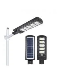 Lampa LED cu Incarcare Solara, Putere 150 W Panou Solar Incorporat + Cadou Stalp metalic