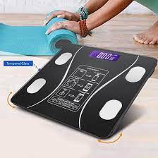 Cantar corporal cu ecran digital Iluminat, aplicatie smart, compatibil android/Ios, termometru, 180 Kg Max - imagine 5