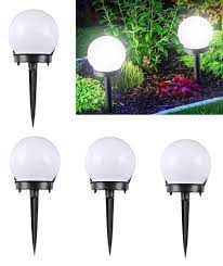 Set 4 x Lampa LED solara, IP 44, 34 cm - imagine 5