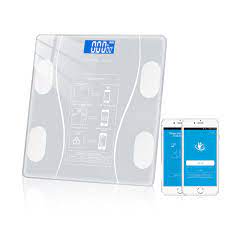 Cantar corporal cu ecran digital Iluminat, aplicatie smart, compatibil android/Ios, termometru, 180 Kg Max - imagine 7