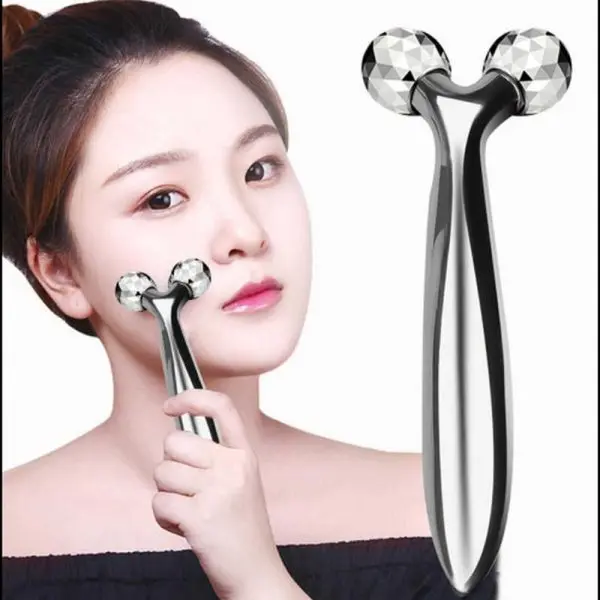 Aparat masaj facial antirid lifting stimulare microcirculatie tip rola 15 CM,