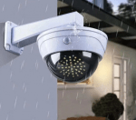 Lampa solara inteligenta cu senzor de miscare – stil camera video falsa, SR-2118B, culoare alb