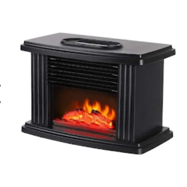 Semineu incalzitor cu flacara mini 500-800 w cu telecomanda