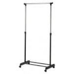 Cuier glisant suport umerase pentru imbracaminte, negru argintiu