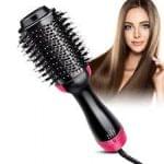 Perie Electrica Pentru Volum Cu Aer Cald One Step 3 In 1, Uscator, Perie, Ondulator. Putere 1000W, tehnologie Ionica