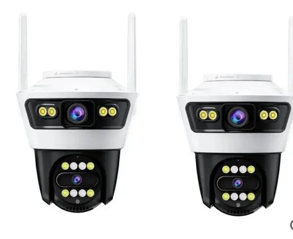 Set 2 Camere Supraveghere DUBLA JORTAN 3+3mp - Fixa si Mobila, WIFI, Exterior IP66