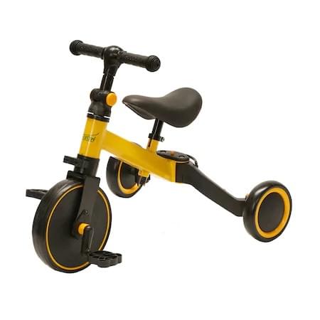 Tricicleta U-Grow 2 in 1, galben