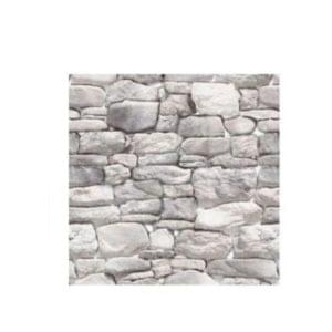 Tapet autoadeziv, 70 x 78 cm, spuma moale 3D piatra gri