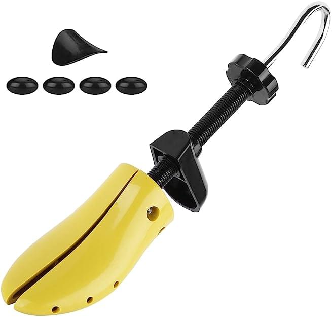 Set 1+1 Dispozitiv pentru largit si alungit pantofi, din plastic dur, galben