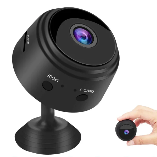 Mini cameră de supraveghere, WiFi, supraveghere live, înregistrare zi și noapte