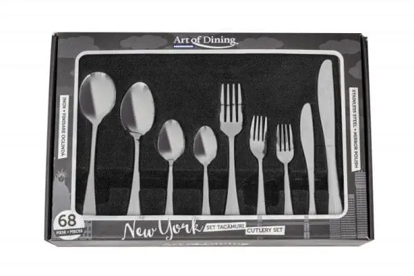 Set Tacamuri INOX, 68 Piese, ART OF DINNING