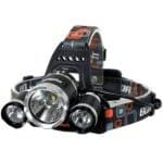 Lanterna frontala  Led 3 x cu acumulatori