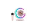 Microfon karaoke SMART, Boxa WIRELESS cu lumina RGB LED, Ccopii / Adulti KIT 2 in 1