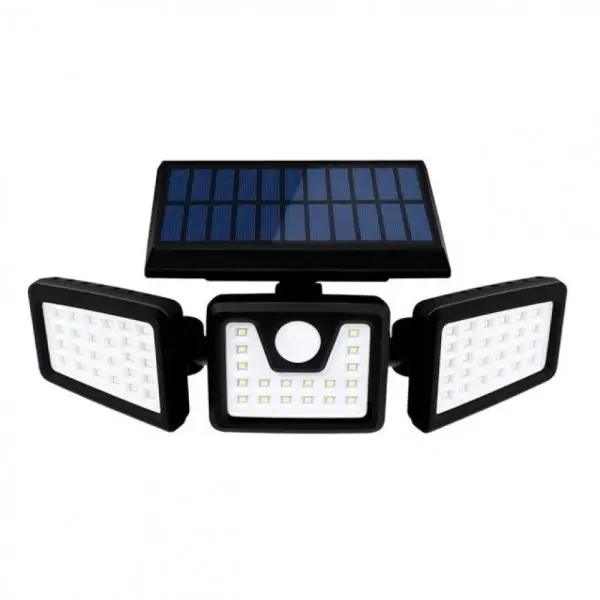 Lampa solara cu senzor de miscare, 74 LED-uri