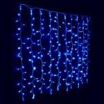 Instalatie  tip perdea Pro exterior 3x3m, lumina albastra, interconectabila
