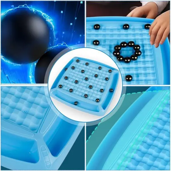 Joc de societate tip Sah  magnetic, educativ si interactiv  - imagine 2