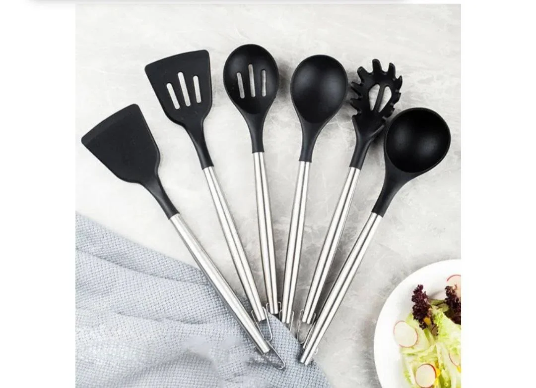 Set 20 piese ustensile bucatarie  cu suport triplu - imagine 3