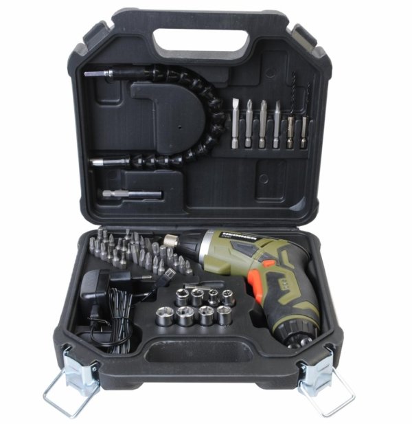 Set șurubelniță cu acumulator și accesorii ATE001