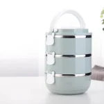 Cutie Termoizolanta,pentru transport alimente, 3 piese, 2.25 L, culori diferite