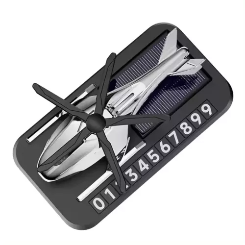 Odorizant solar pentru mașină cu placă de telefon, elicopter, elice, difuzor de parfum