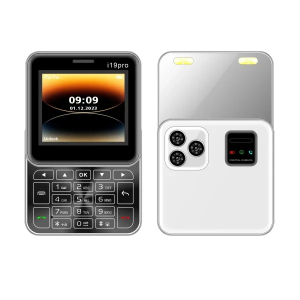 Telefon Mini i19 Pro Slide Button – 2.4", Dual SIM, 2G GSM, camera, FM, Bluetooth, butoane, deblocat - imagine 5