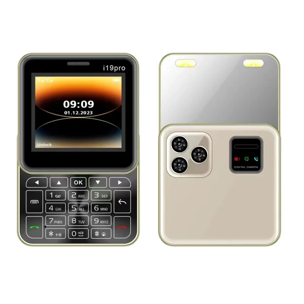 Telefon Mini i19 Pro Slide Button – 2.4", Dual SIM, 2G GSM, camera, FM, Bluetooth, butoane, deblocat - imagine 6