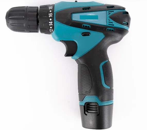 Trusa cu surubelnita electrica fara fir, cu 2 acumulatori, 36V, cu 24 de accesorii incluse, 2 viteze, albastru - imagine 2