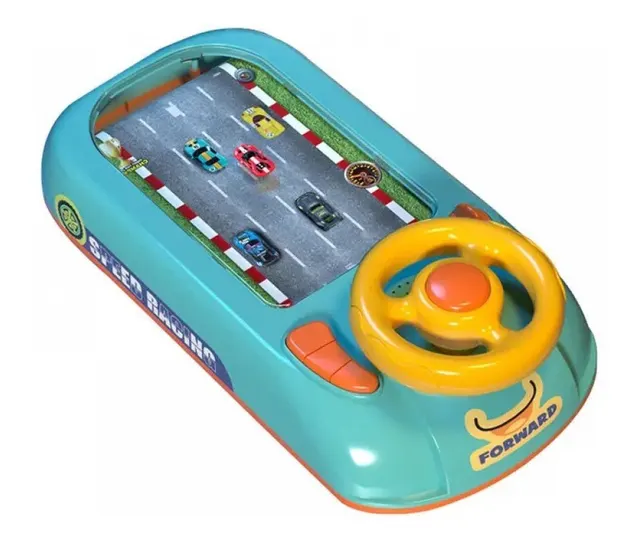 Jucărie volan de curse pentru copii cu efecte sonore și luminoase - imagine 2